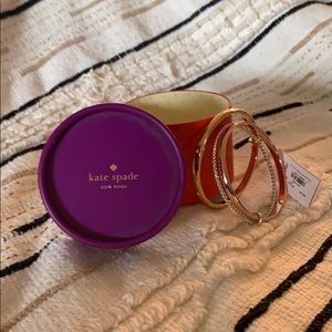 Kate Spade Kiss a Prince Metal Multi Bangle Set
